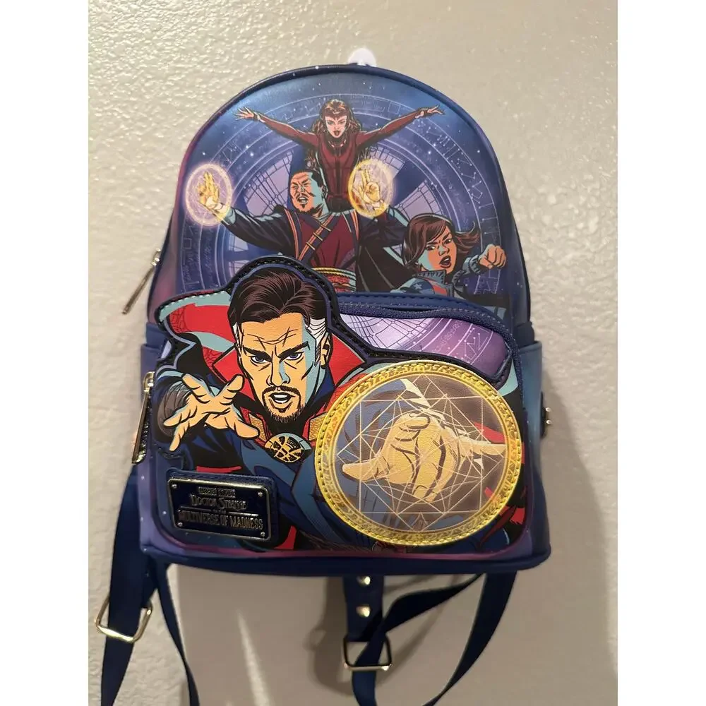 NWT Marvel Disney Loungefly Dr. Strange Multiverse Avengers Wallet AND Backpack